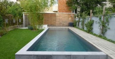 Piscina moderna elevada Santiago