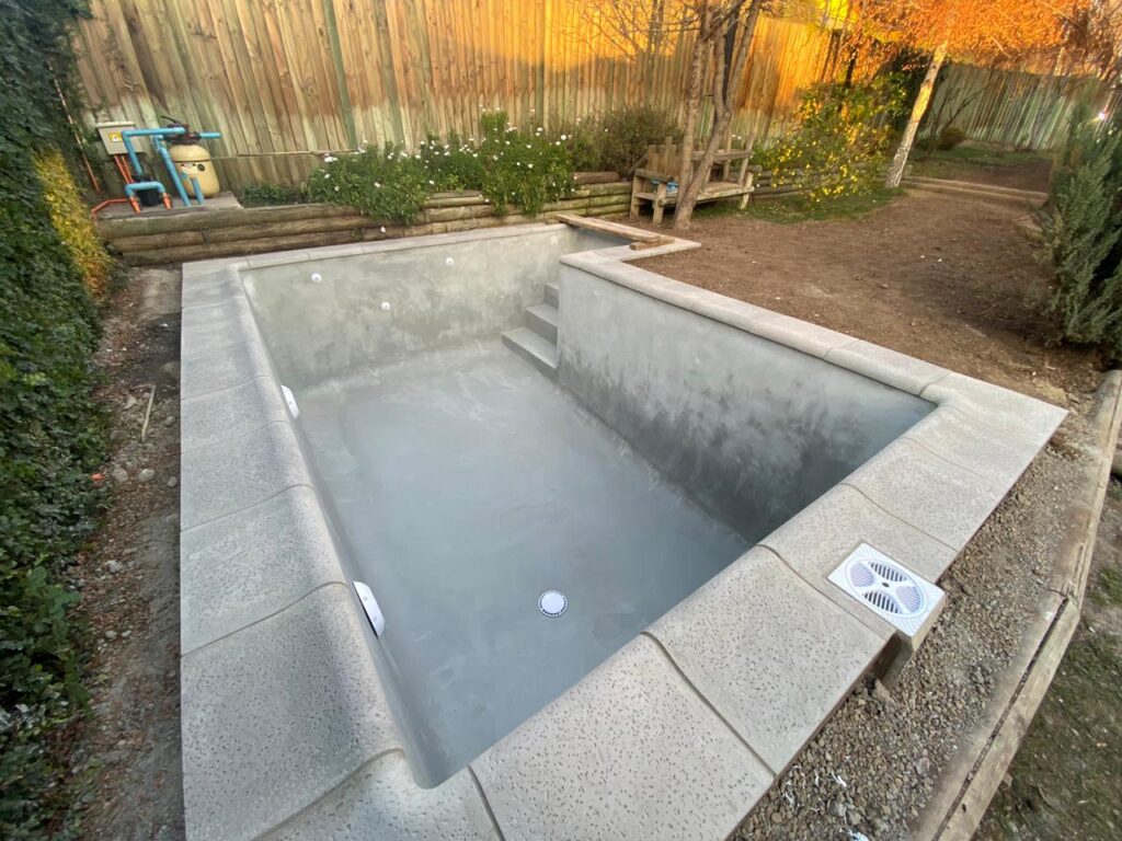 Construcción Piscina de Hormigón en Las Condes